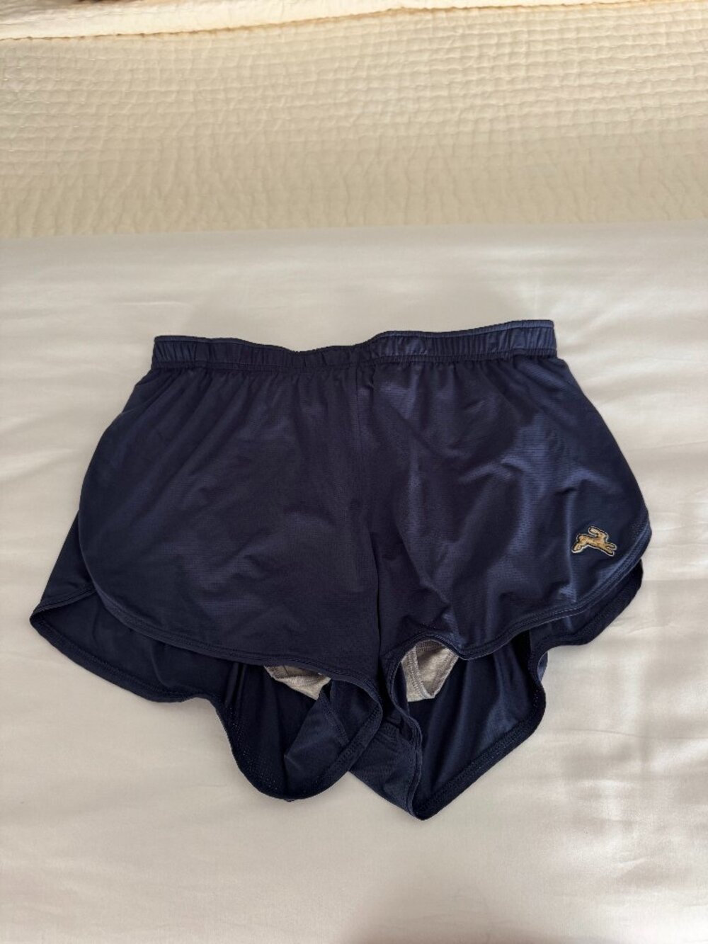 Tracksmith Women's Twilight Split Shorts - NAVY - Picture 4 of 5